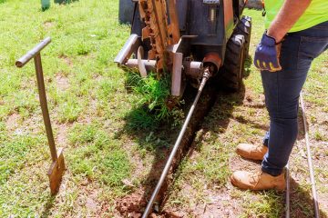 cmi lighting installing new underground electrical lines
